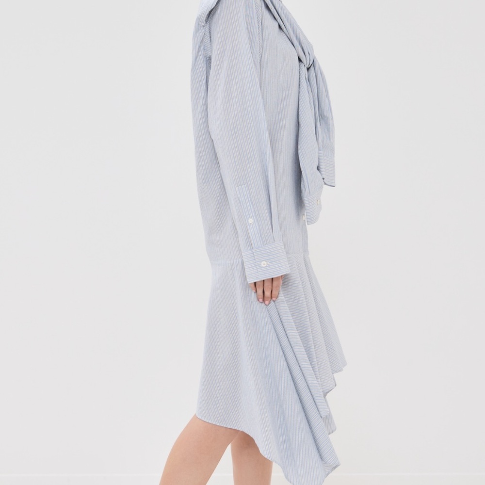 ACNE STUDIOS Soft Stripe Shirting Dress - Picture 3 of 7